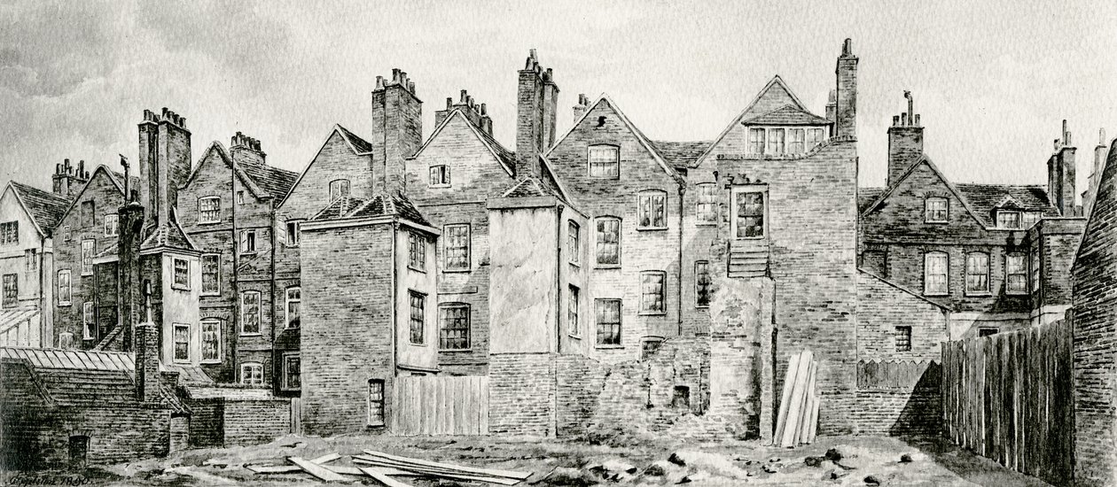 Bartletts Buildings, 1890 by J. Appleton