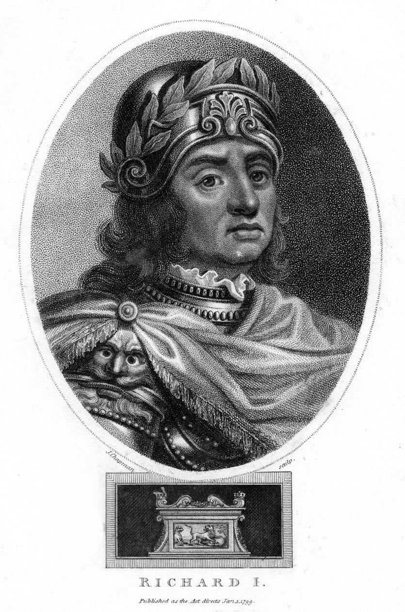 Richard I King of England, 1799 by J. Chapman