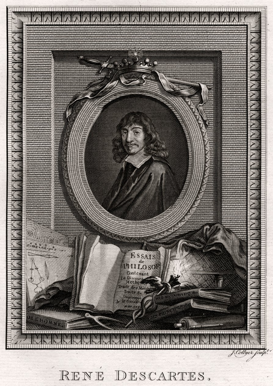 Rene Descartes by J. Collyer