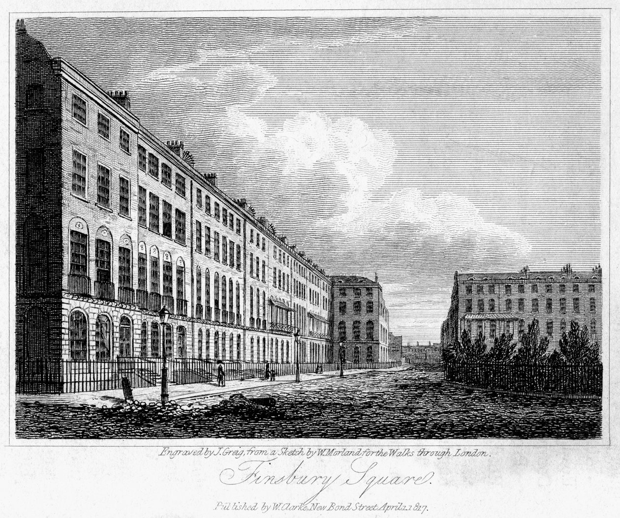 Finsbury Square, London by J. Greig