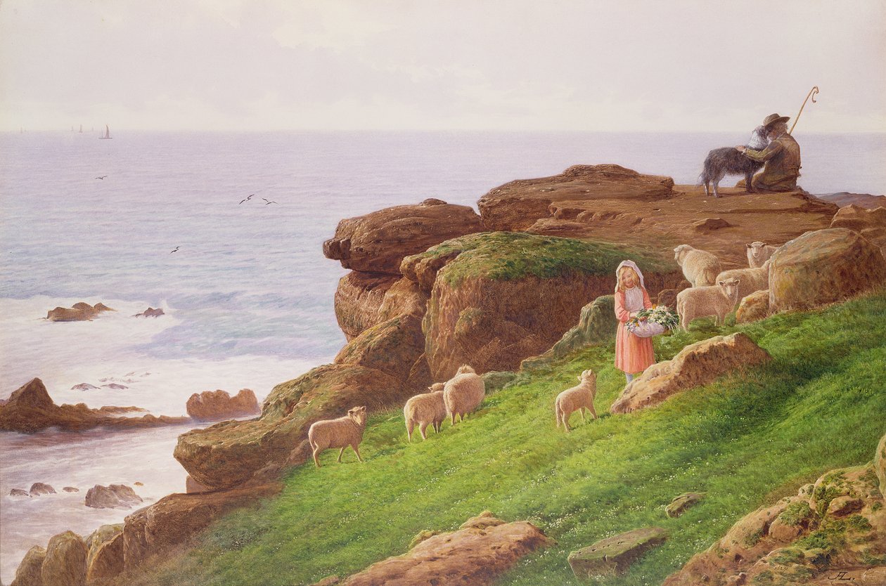 The Pet Lamb by J. Hardwicke Lewis