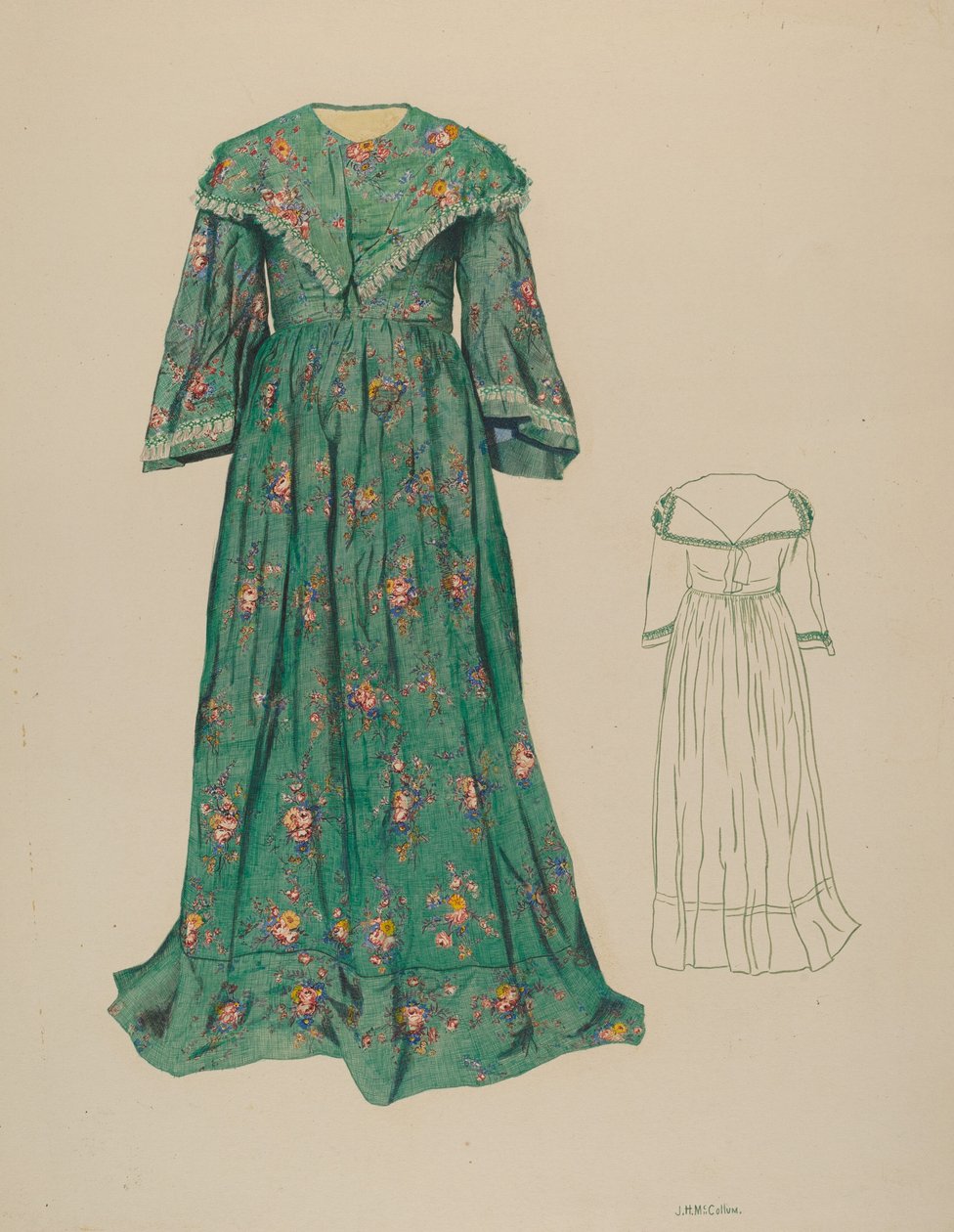 Dress by J. Herman McCollum