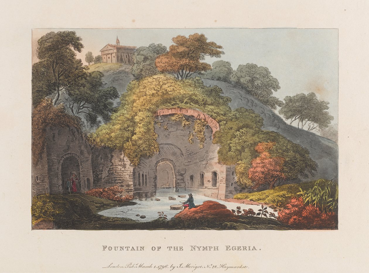 Fountain of the Nymph Egeria by J. Merigot