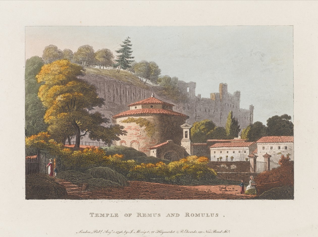 Temple of Romulus and Remus by J. Merigot