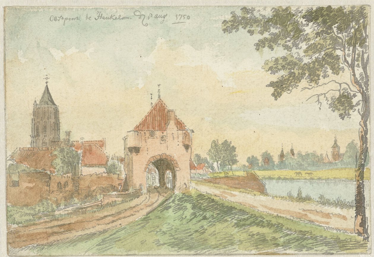The East Gate at Heukelom by J. Molijn
