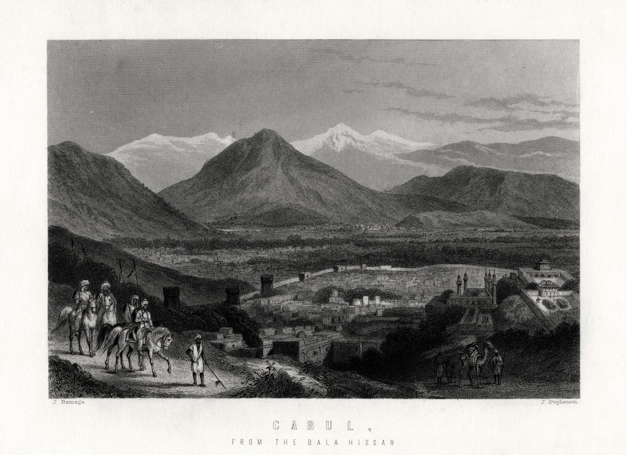 Cabul, from the Bala Hissar, 1883 by J. Stephenson