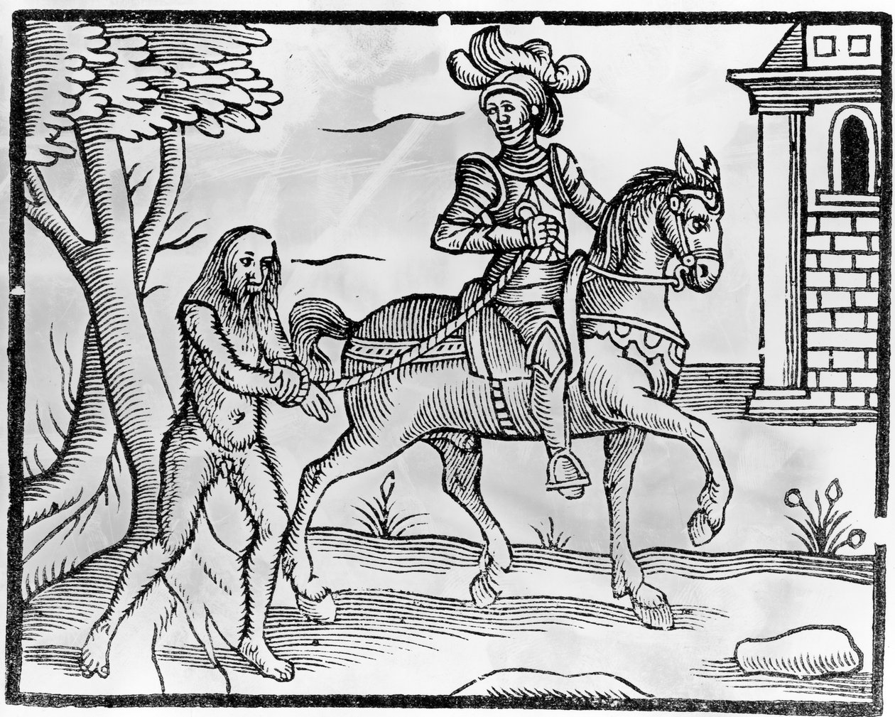 A Knight and A Wildman by Jacob Faber