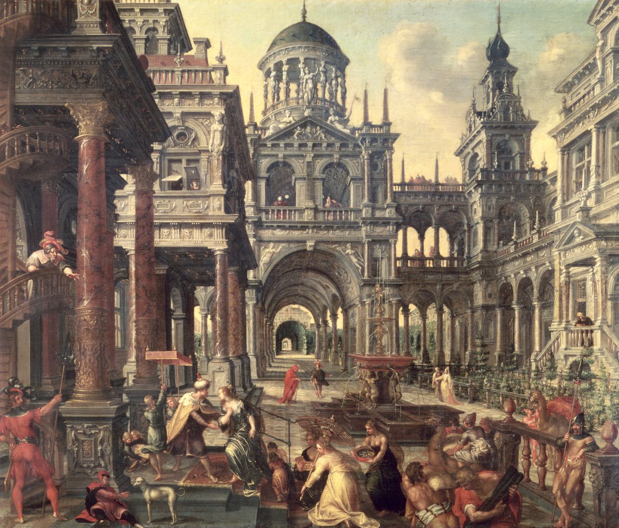 King Solomon and the Queen of Sheba by Jacob de Vries