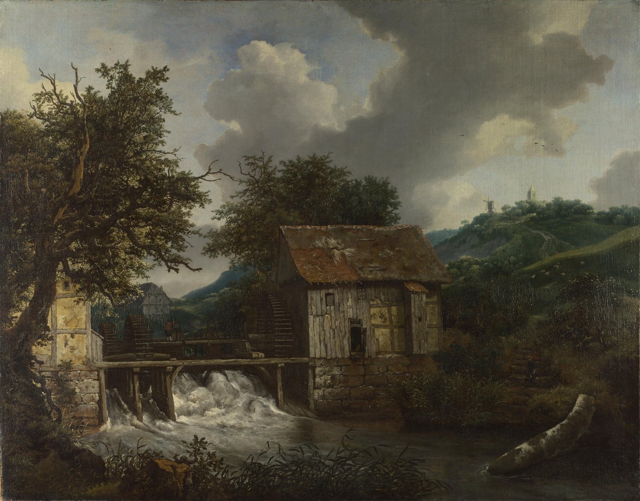 Two Watermills and an Open Weir near Singraven by Jacob van Ruisdael
