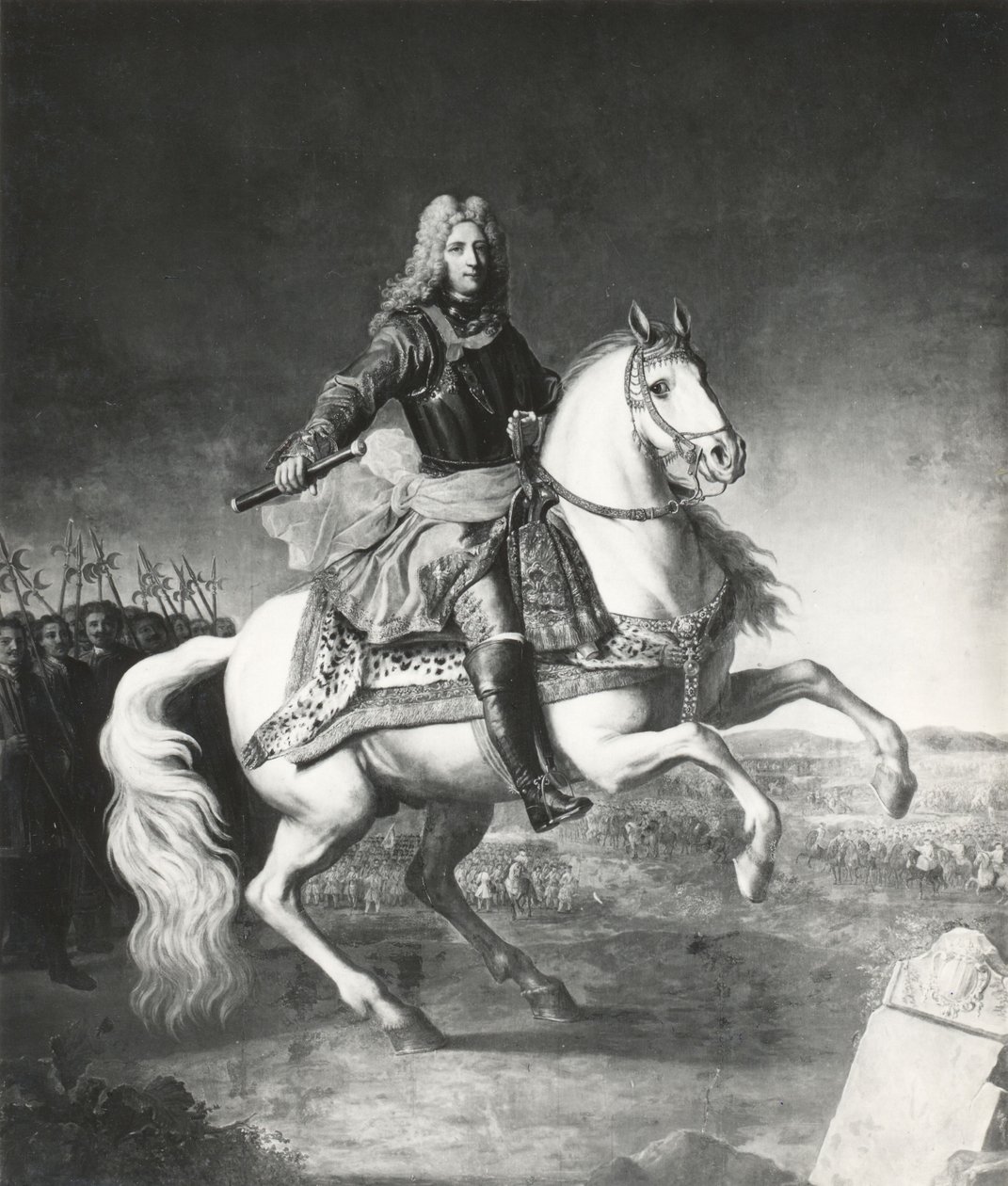 Equestrian Portrait of Jean-Philippe-Eugène de Merode-Westerloo by Jacob van Schuppen