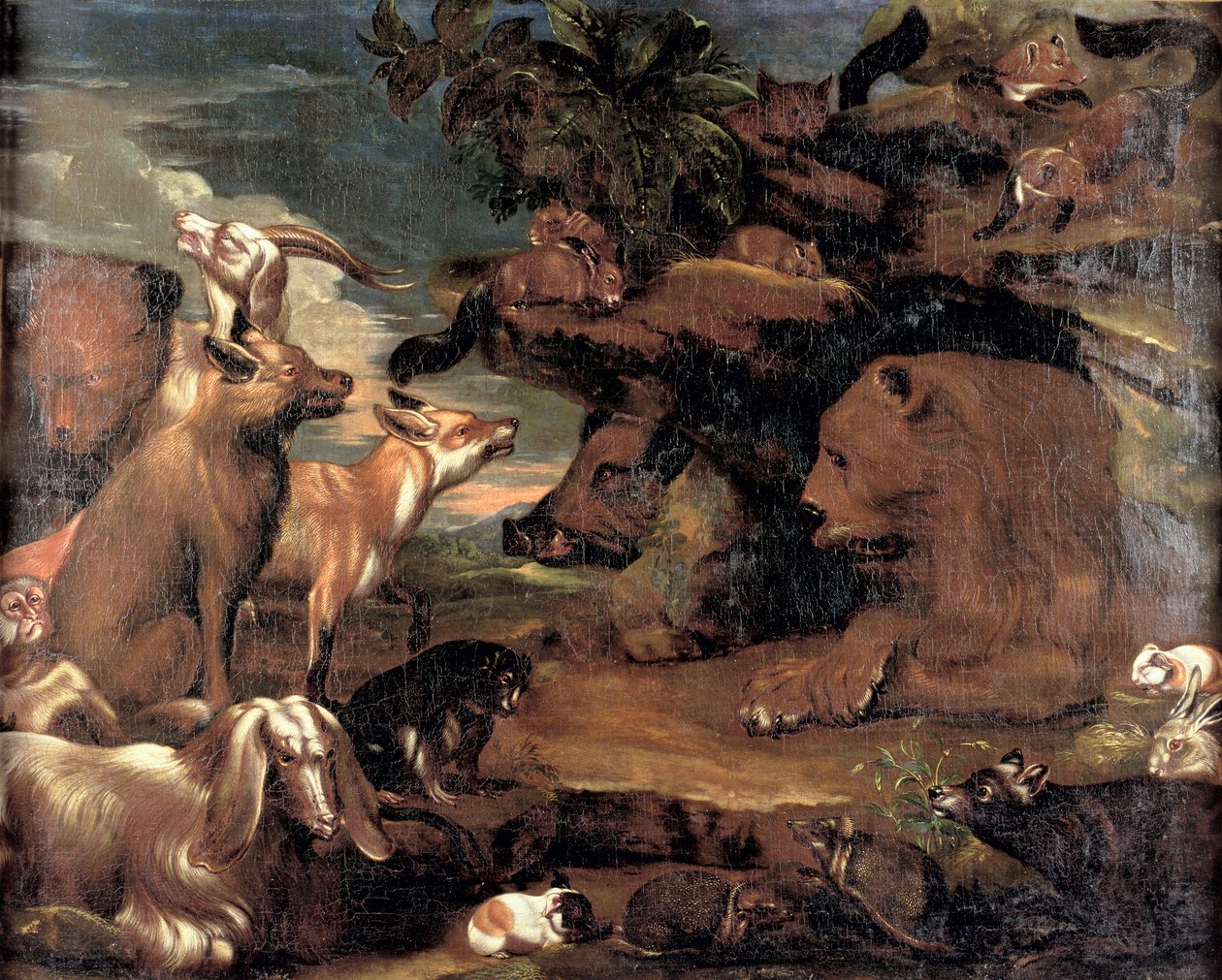 The Animals in the Garden of Eden by Jacob van der Kerckhoven