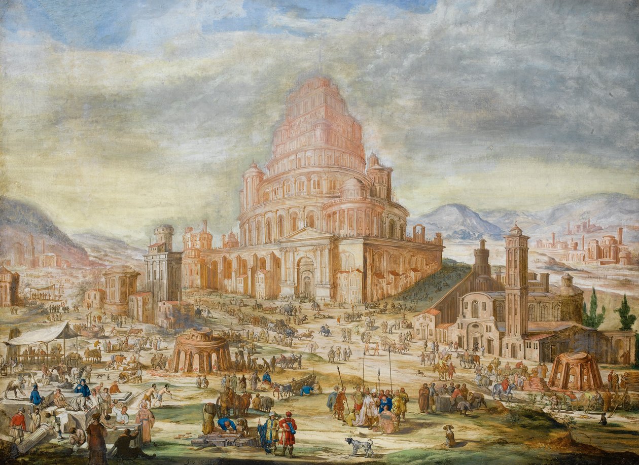 The Tower of Babel by Jacob van der Ulft