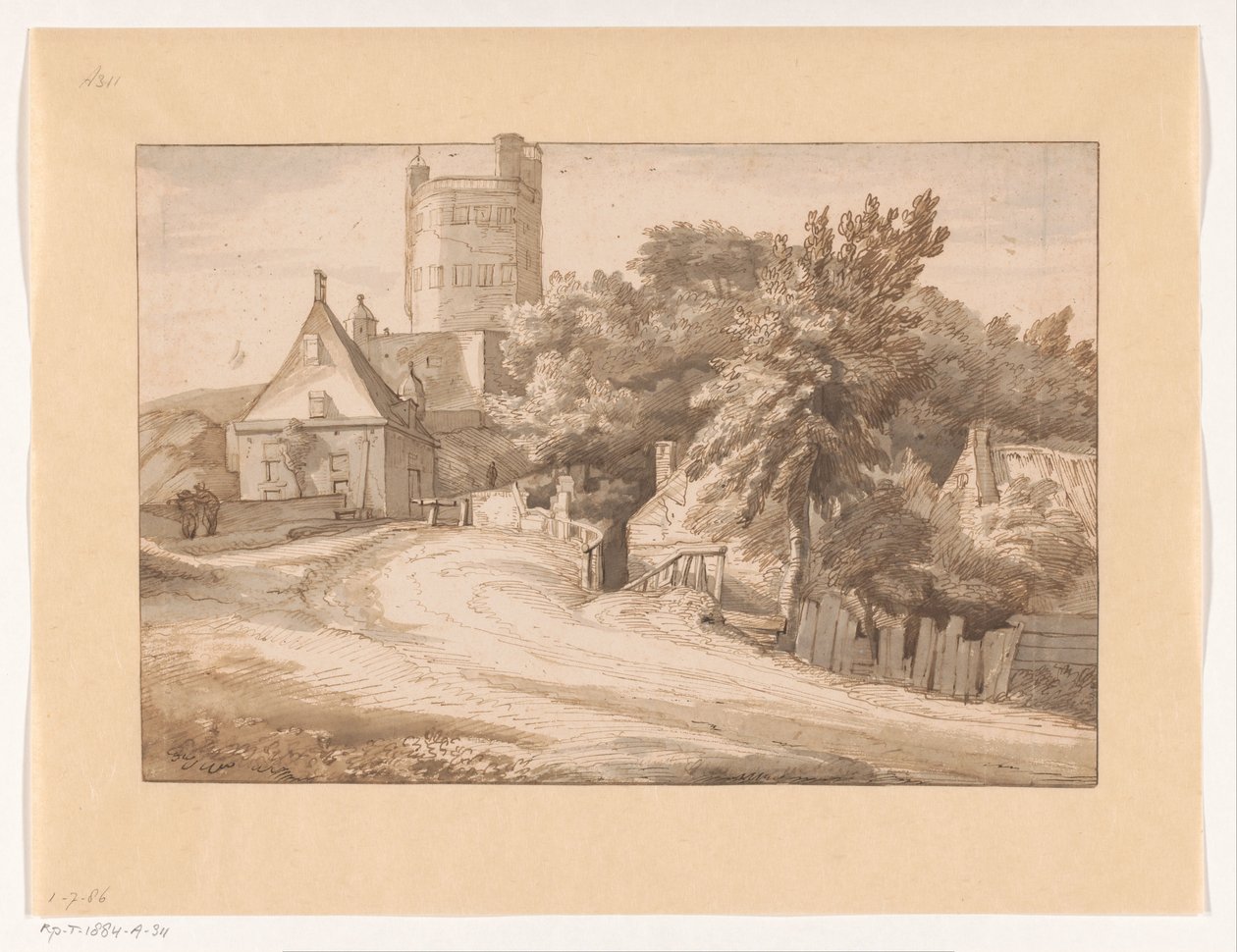 Belvedere in Nijmegen by Jacob Esselens