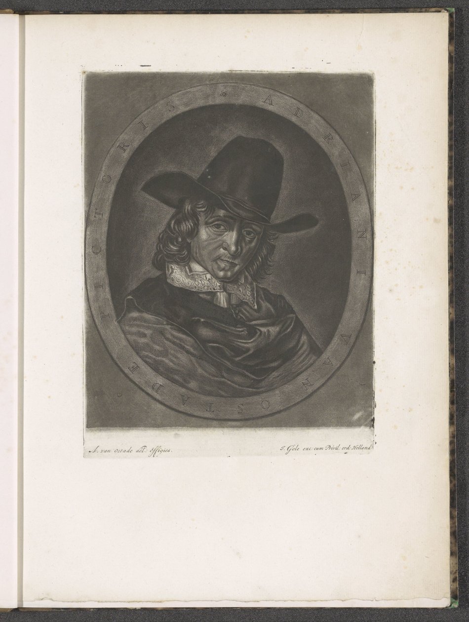 Portrait of Adriaen van Ostade by Jacob Gole