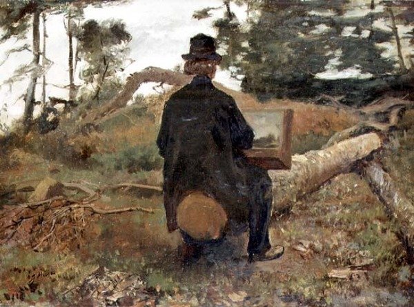 Gabriel Painting by Jacob Henricus or Hendricus Maris