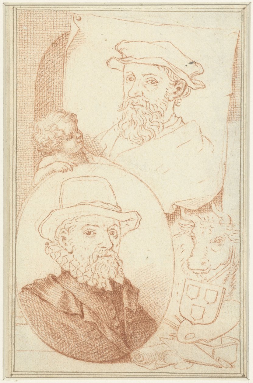 Dirk and Wouter Crabeth by Jacob Houbraken