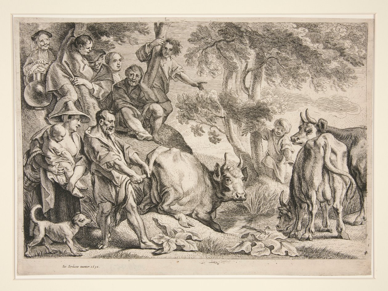 Cacus Robbing the Cattle of Hercules by Jacob Jordaens