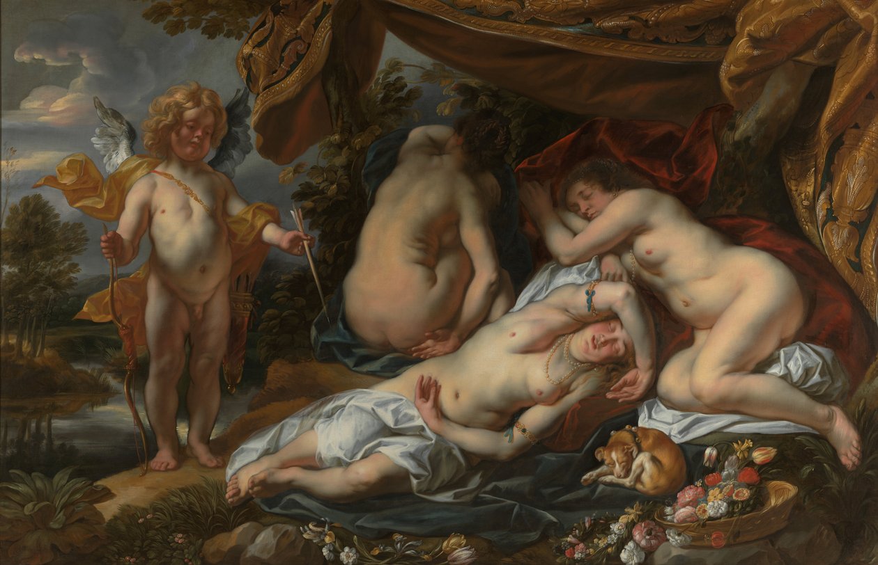 Cupid and Psyche by Jacob Jordaens