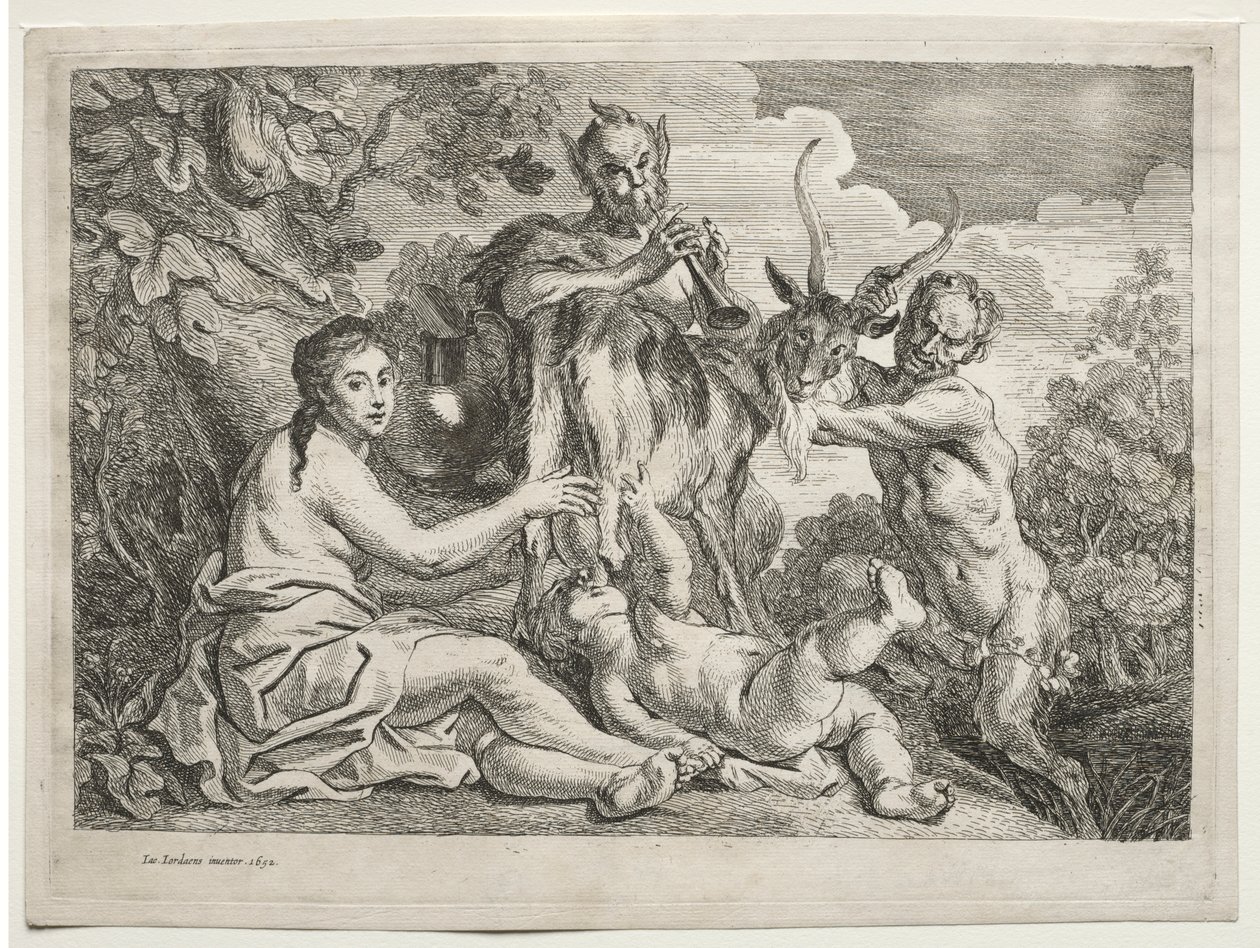 Jupiter Nourished by the Goat Almathea by Jacob Jordaens