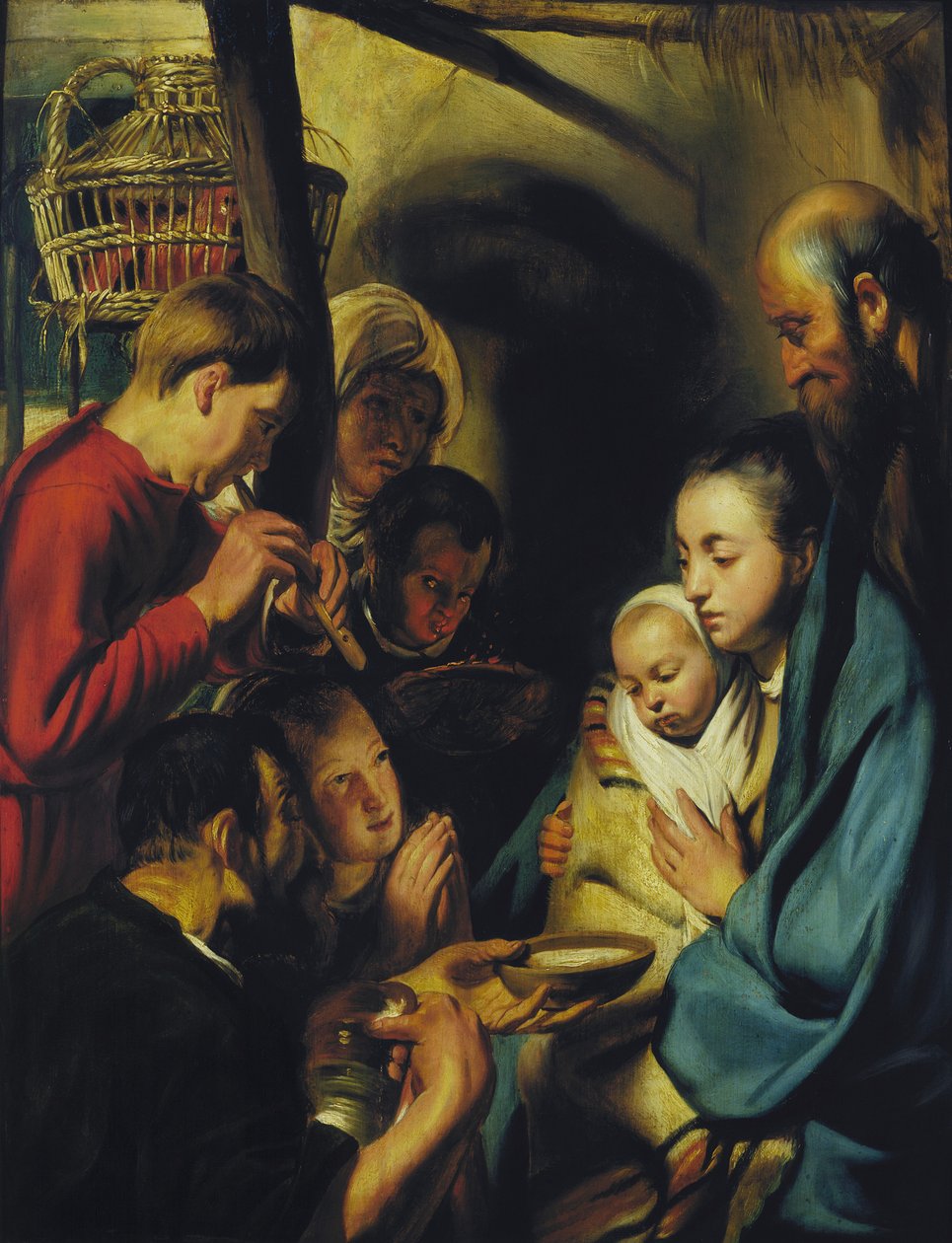 The Adoration of the Shepherds by Jacob Jordaens