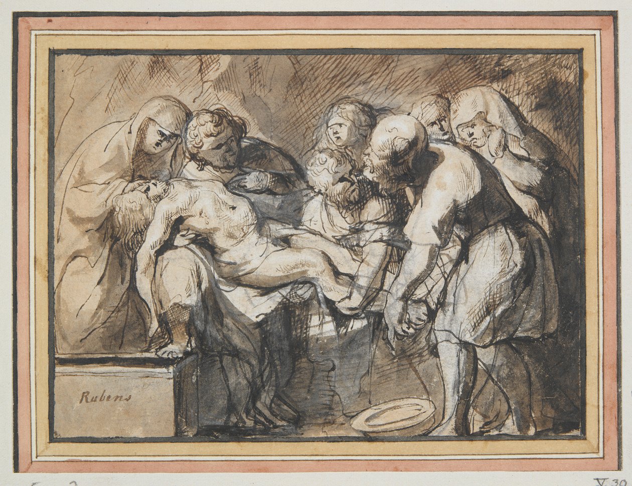 The Entombment by Jacob Jordaens