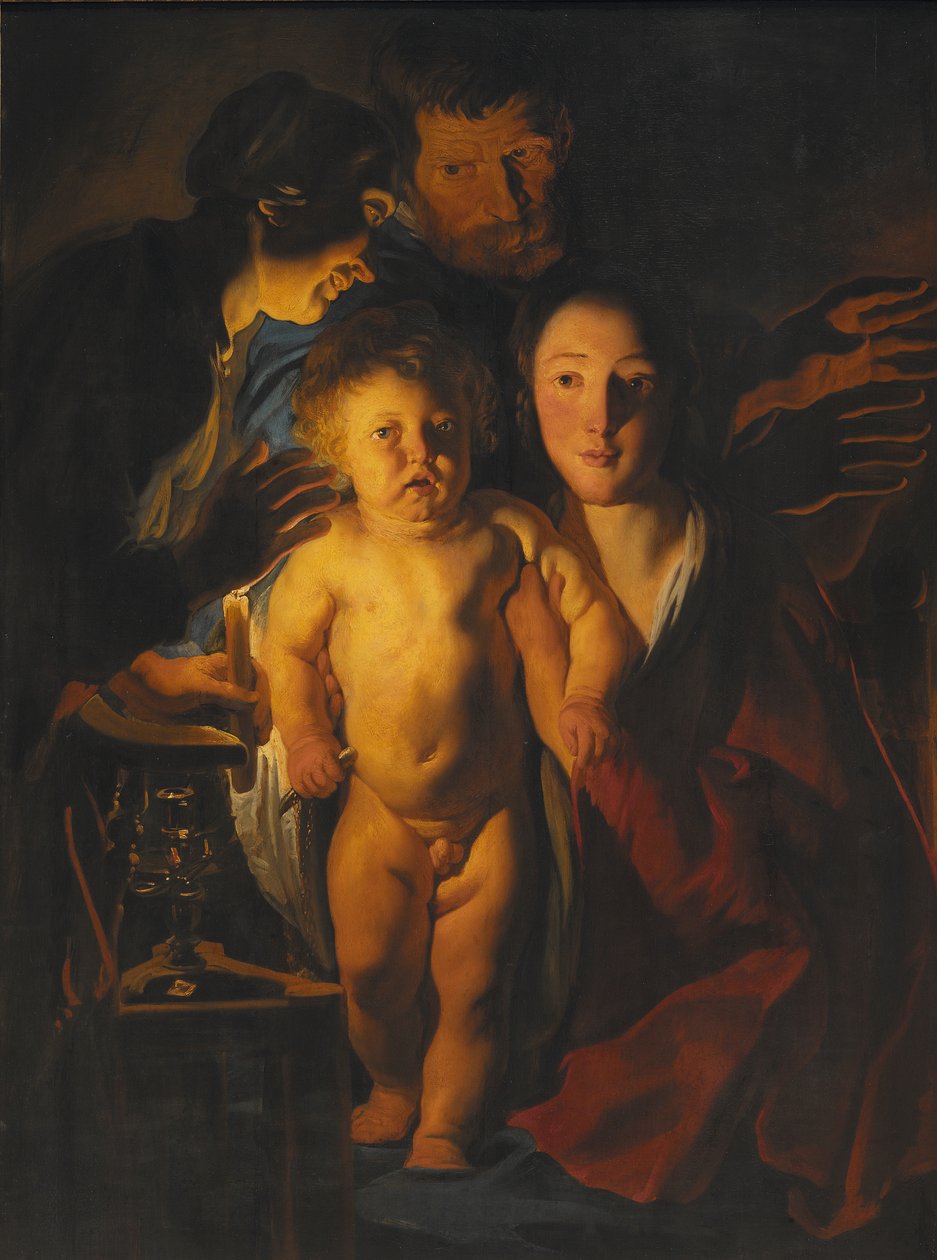 The Holy Family by Jacob Jordaens