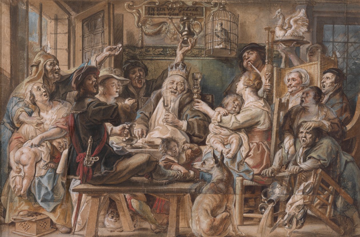 The King Drinks by Jacob Jordaens