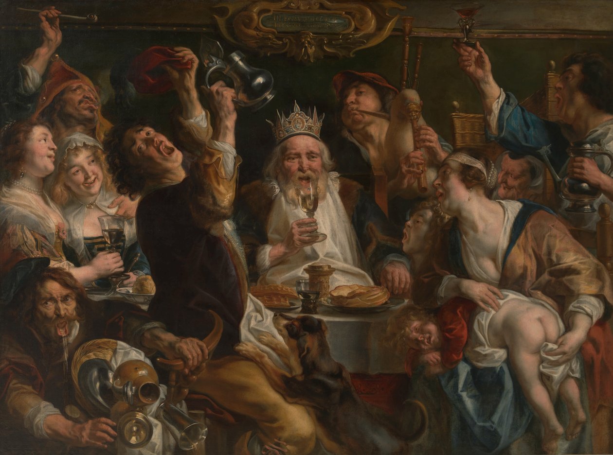 The King Drinks by Jacob Jordaens