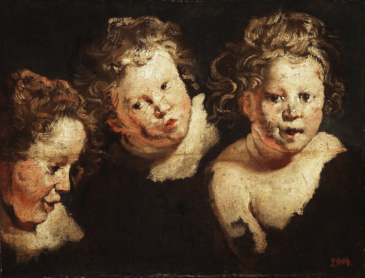 Three studies of a child