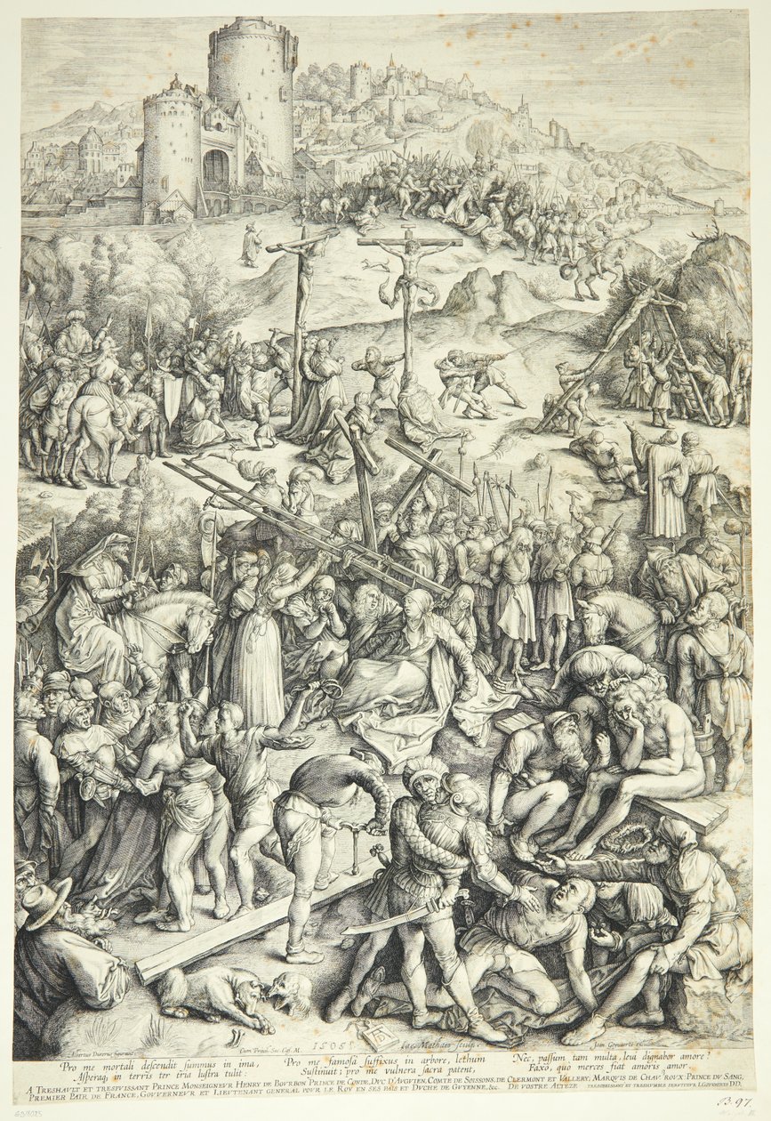 Golgotha by Jacob Matham