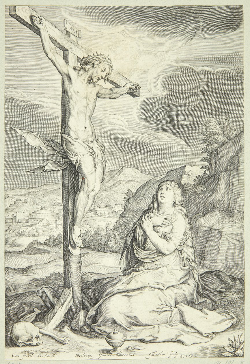 The Repentant Mary Magdalene by Jacob Matham