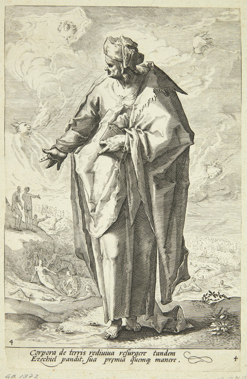 Ezekiel by Jacob Matham