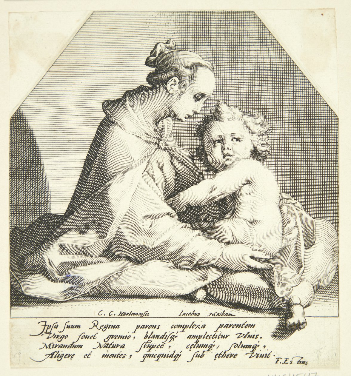 Virgin Mary with Child by Jacob Matham