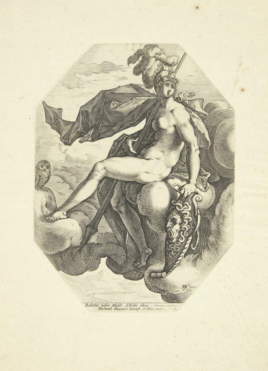 Minerva by Jacob Matham