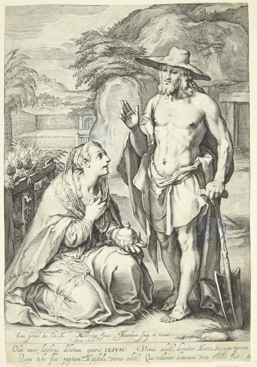 Noli me tangere by Jacob Matham