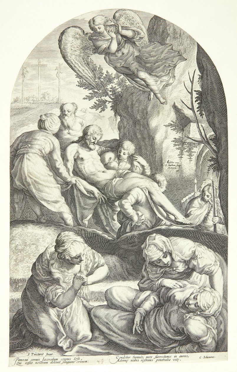 The Entombment of Christ by Jacob Matham