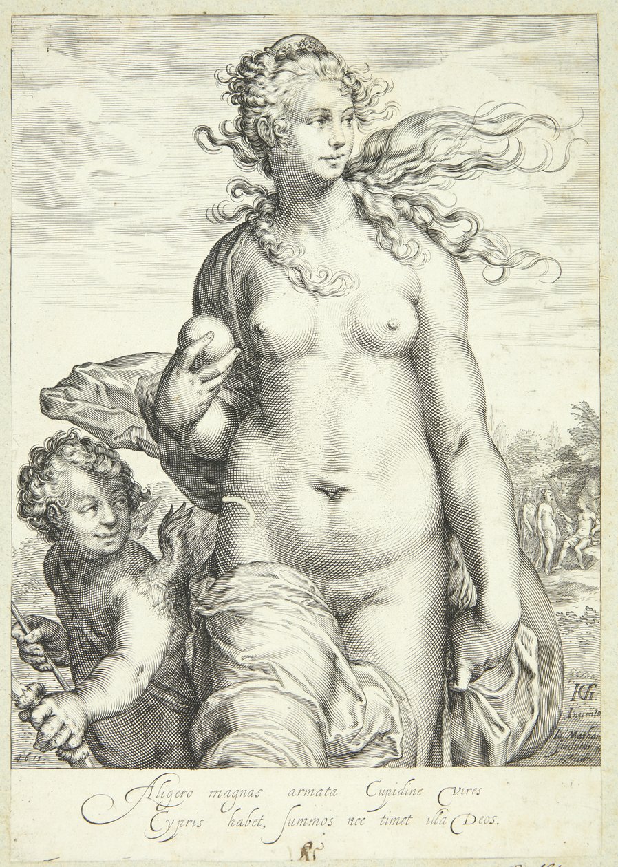 Venus Receives the Prize for Beauty by Jacob Matham