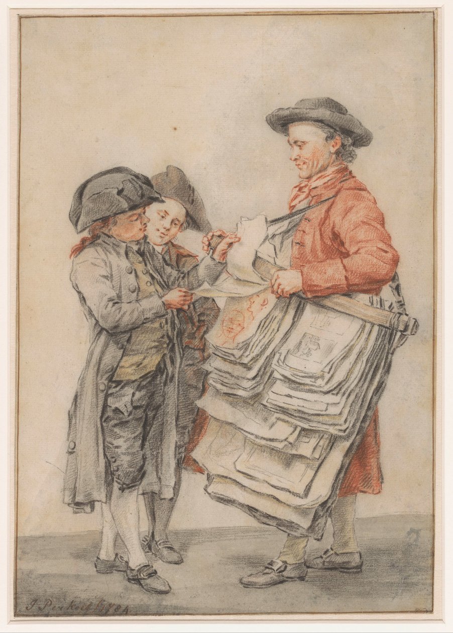 The Print Seller by Jacob Perkois (signed by artist)