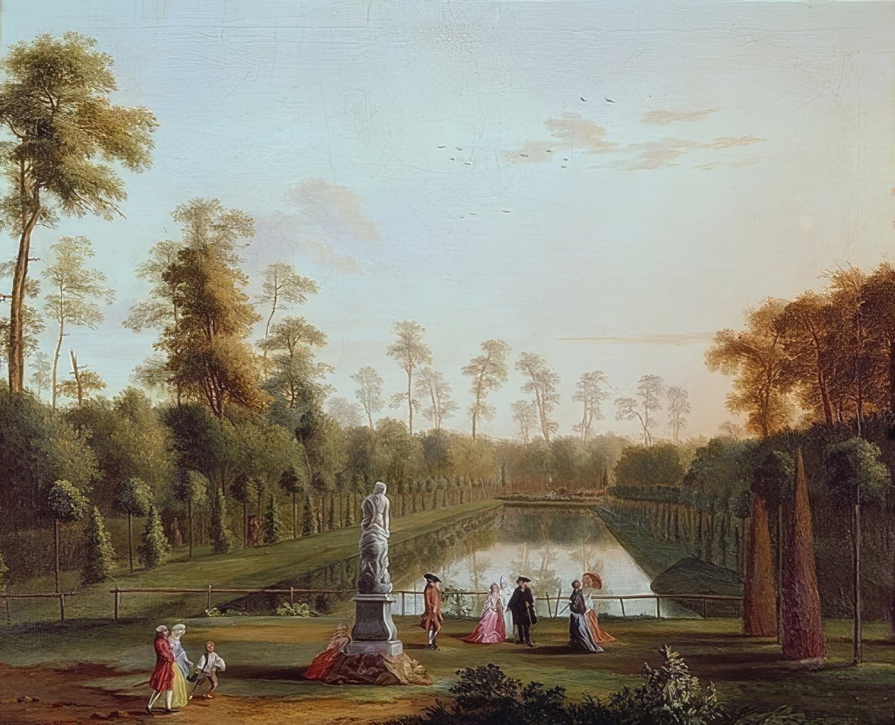 The Basin in the Tiergarten by Jacob Philipp Hackert