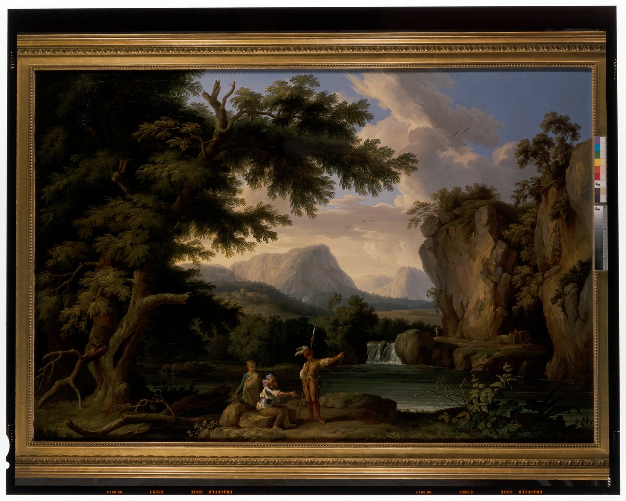 A Pair of Landscapes by Jacob Philippe Hackert