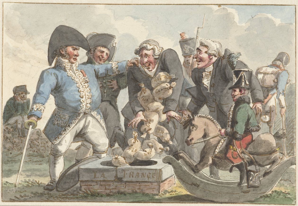 Caricature of the Tiercering of 1810 by Jacob Smies