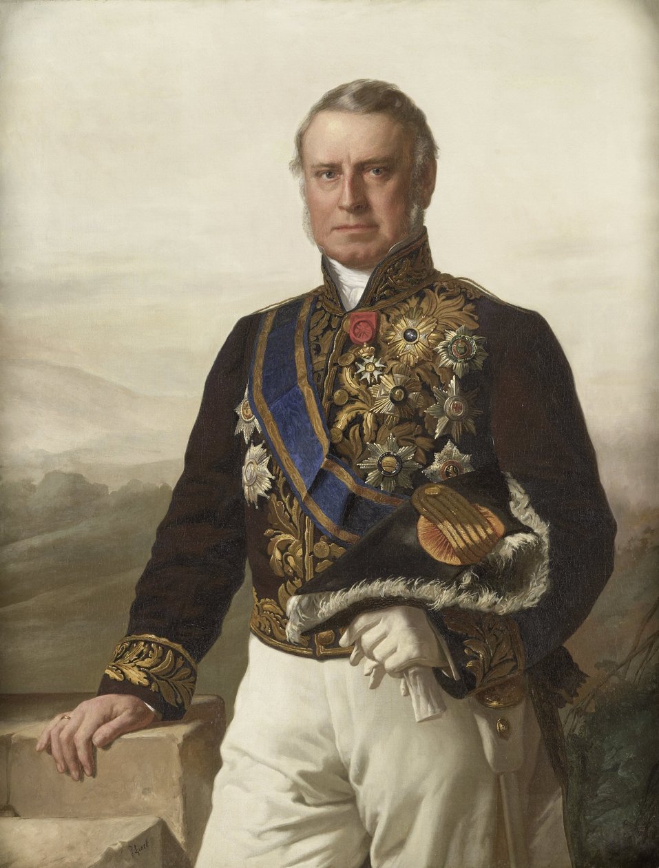 Charles Ferdinand Pahud (1803-73). Governor-General (1855-61) by Jacob Spoel