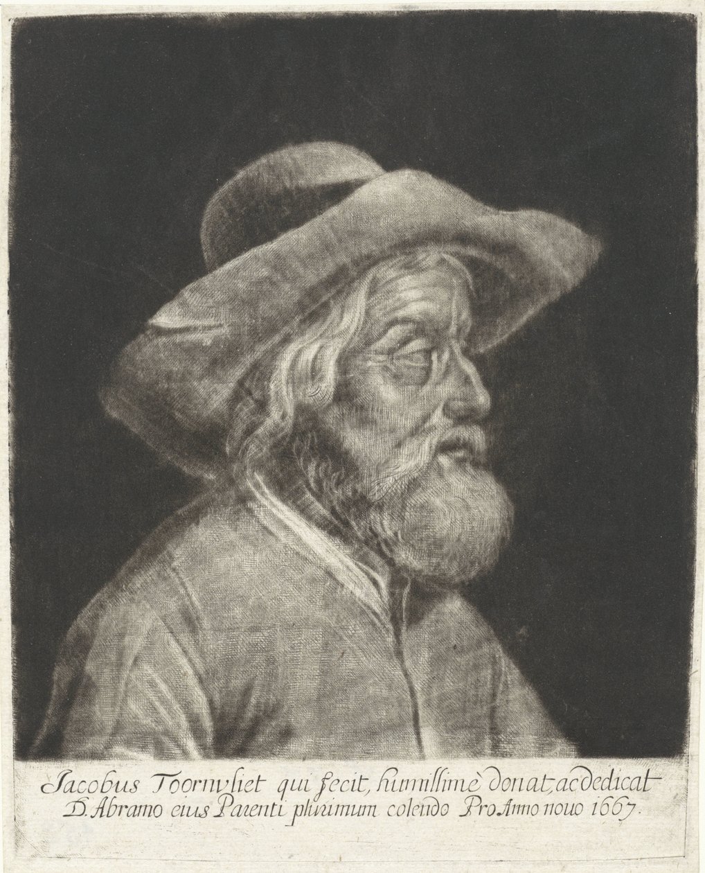 Portrait of Abram Toorenvliet by Jacob Toorenvliet