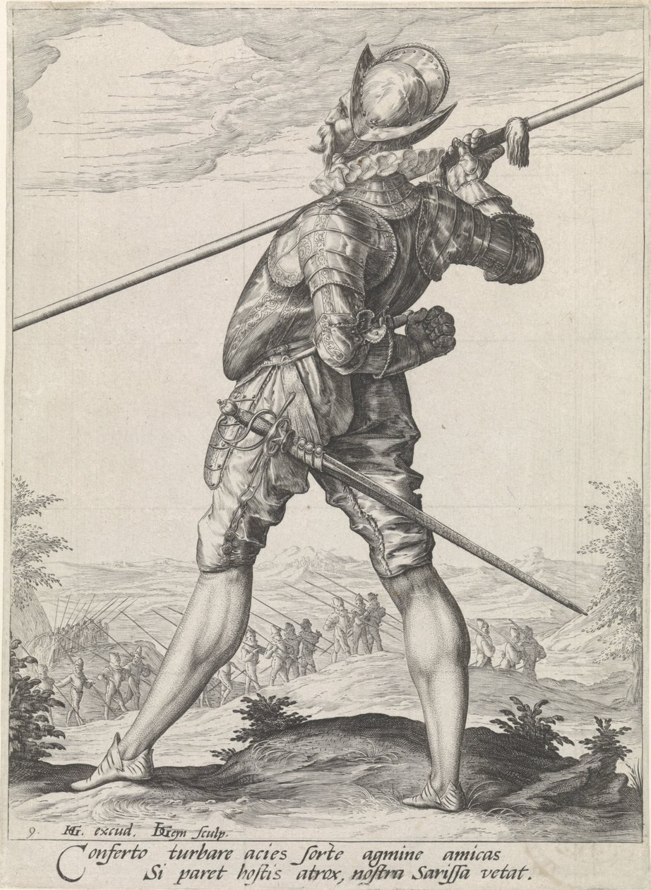 Pikeman Officers and Soldiers (series title) by Jacob de Gheyn (II)