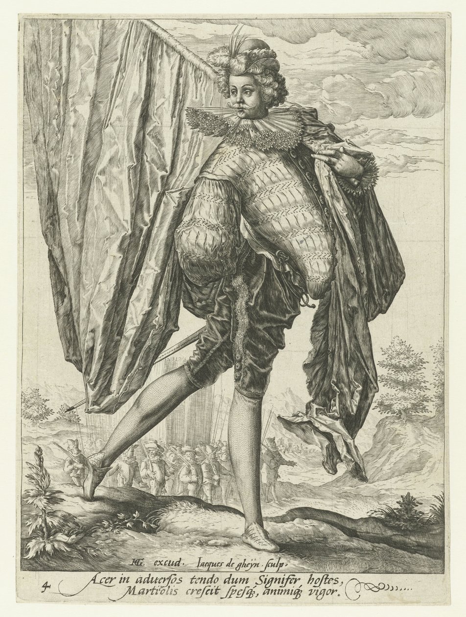 Ensign (Officers and Soldiers) by Jacob de Gheyn (II)