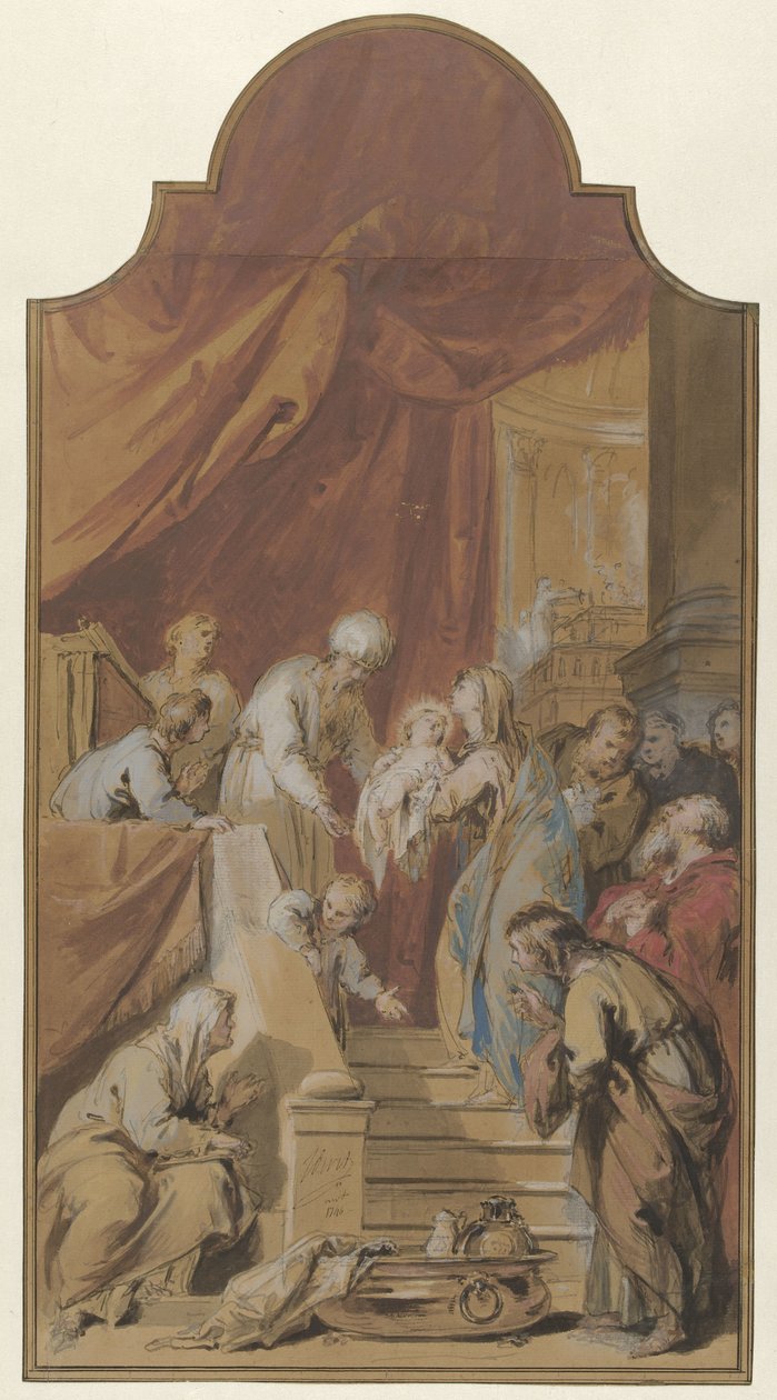 The Presentation in the Temple by Jacob de Wit