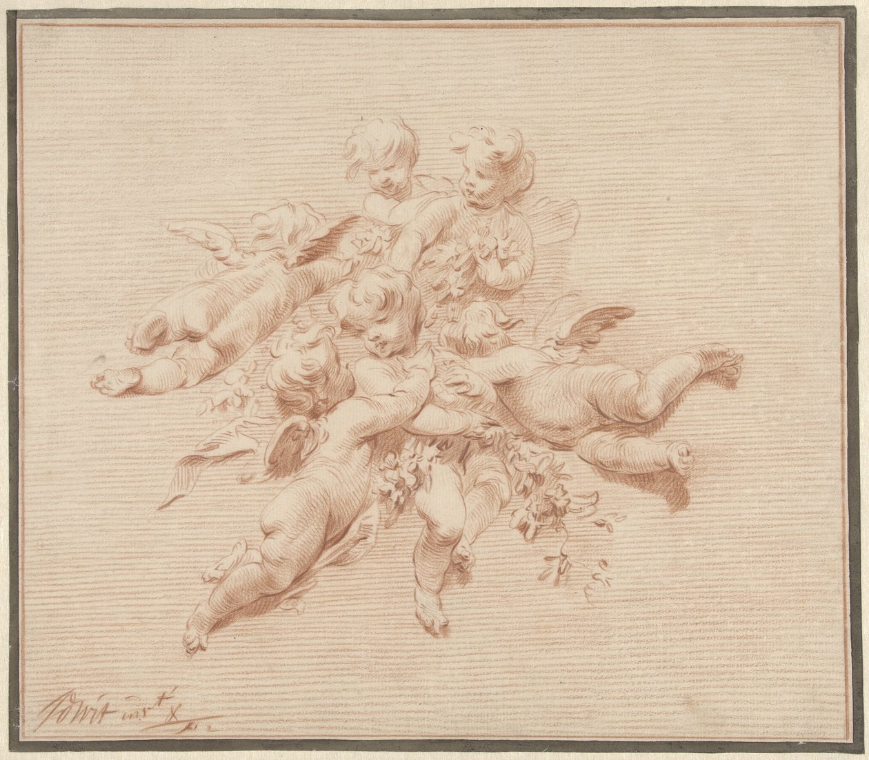 Group of Angels by Jacob de Wit