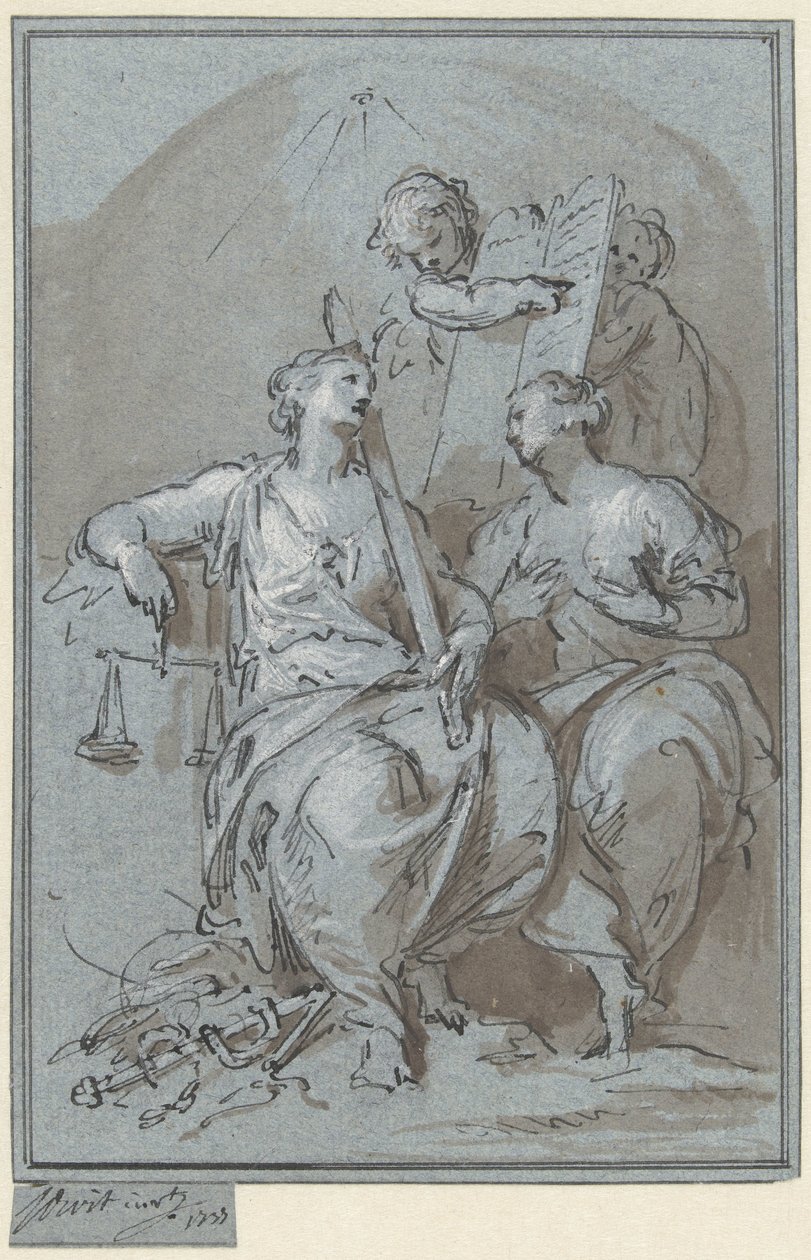 Justice and Mercy by Jacob de Wit