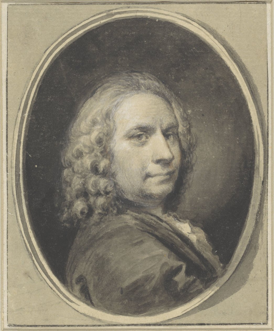 Self-Portrait of Jacob de Wit by Jacob de Wit