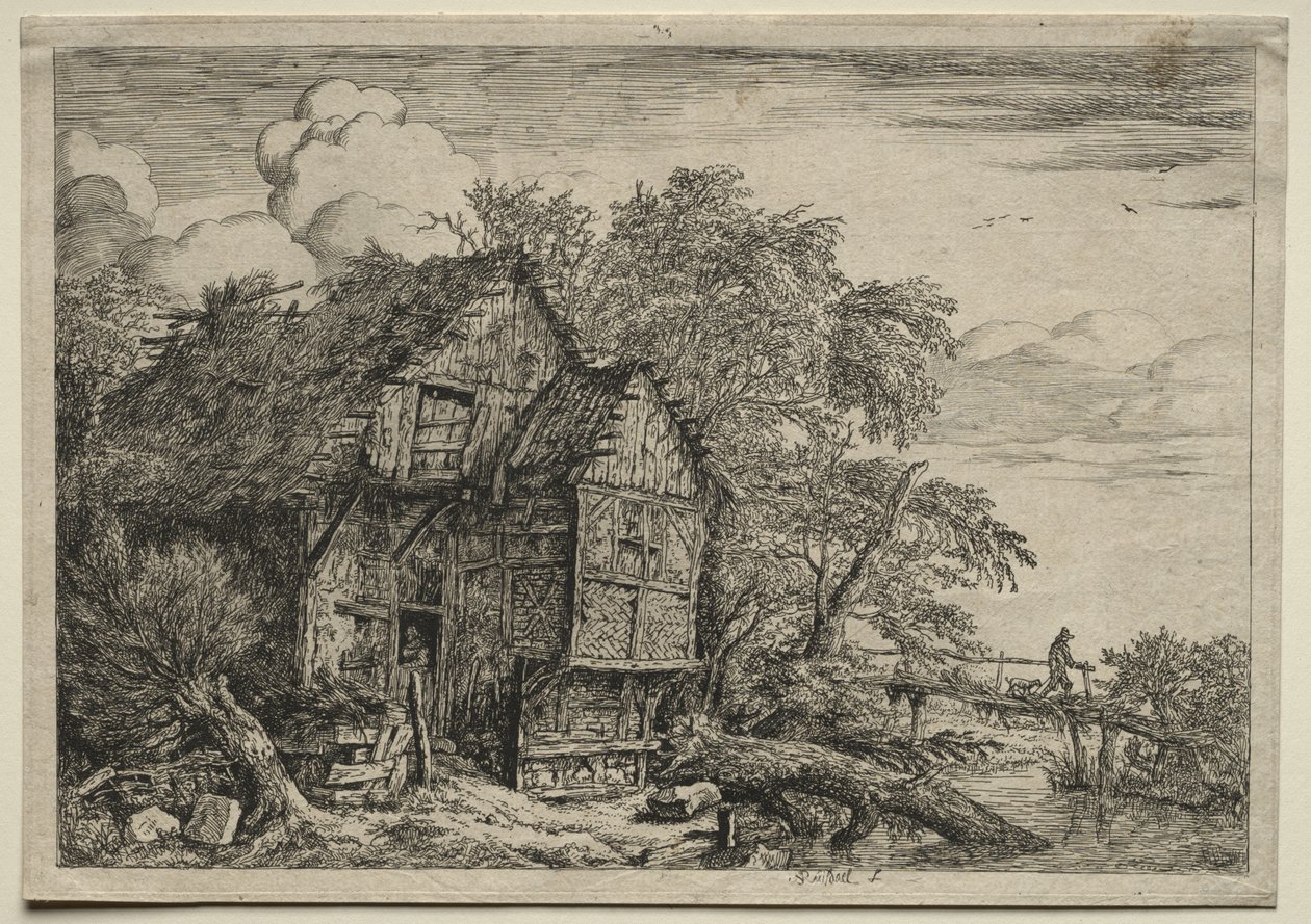 The Little Bridge by Jacob van Ruisdael